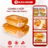 Bộ Hộp Đựng Tròn/Chữ Nhật DULICA HOUSE - Màu Hổ Phách, Thuỷ Tinh Chịu Nhiệt, 89k VND 10