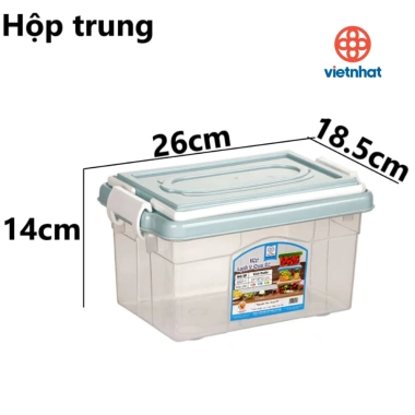 Bộ hộp lạnh 2 quai đa năng B6.521 - Nhựa Việt Nhật cao cấp, tiện lợi, chỉ 40.000đ 5