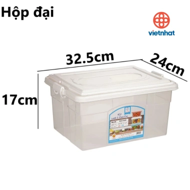 Bộ hộp lạnh 2 quai đa năng B6.521 - Nhựa Việt Nhật cao cấp, tiện lợi, chỉ 40.000đ 6
