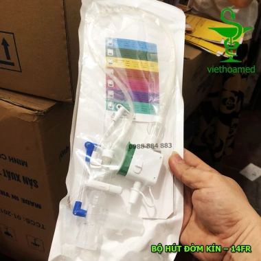 Bộ hút đờm kín 14fr cho người lớn, dụng cụ y tế chất lượng, giá ưu đãi 171.000 2