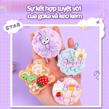 Bộ Kem Keo Dán Thẻ Đồ Chơi Trẻ Em, Hộp Lưu Trữ Ba Lớp - Quà Tặng Giá 71.000 VNĐ 5
