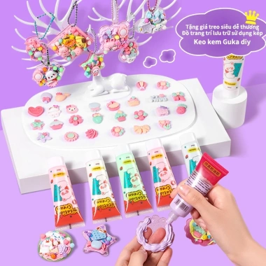 Bộ Kem Keo Dán Thẻ Goo Đồ Chơi Trẻ Em Hộp Lưu Trữ 3 Lớp Cao Cấp Quà Tặng Sáng Tạo