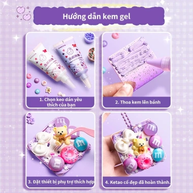 Bộ Kem Keo Dán Thẻ Goo Đồ Chơi Trẻ Em Hộp Lưu Trữ 3 Lớp Cao Cấp Quà Tặng Sáng Tạo