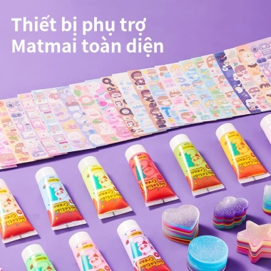Bộ Kem Keo Dán Thẻ Goo Đồ Chơi Trẻ Em Hộp Lưu Trữ 3 Lớp Cao Cấp Quà Tặng Sáng Tạo