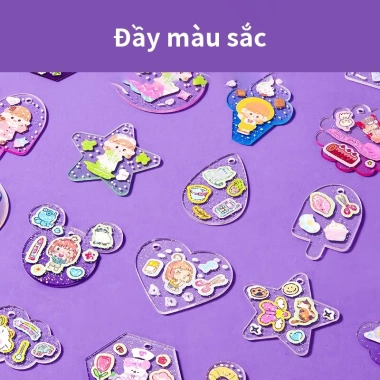Bộ Kem Keo Dán Thẻ Goo Đồ Chơi Trẻ Em Hộp Lưu Trữ 3 Lớp Cao Cấp Quà Tặng Sáng Tạo