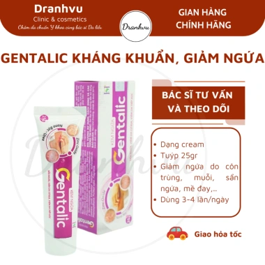 Bộ kem Promethazin & Gentalic - Giảm ngứa, mẩn đỏ do muỗi, kiến, rận, ve 45.999đ