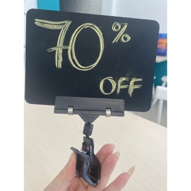 Bộ kẹp bảng giá A6 siêu thị - Ghi sale, giảm giá, viết xóa, tái dùng - 17.900đ 6 Bộ kẹp bảng giá A6 siêu thị - Ghi sale, giảm giá, viết xóa, tái dùng - 17.900đ 6