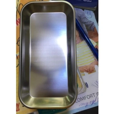 Bộ Khay Inox 304 Chữ Nhật - Hũ Đựng Bông Không Gỉ, Bền Dùng Y tế Spa, Giá 30.000₫ 6