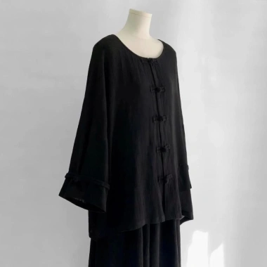 Bộ khóa cổ tròn Hanfu Trung Quốc – Zen Tea, chất liệu mềm mại, giá 368.577 VND 8