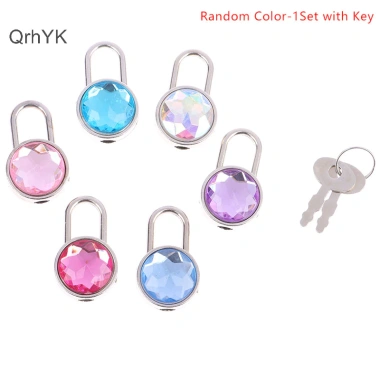 Bộ Khóa Màu Tròn Cứng 1 Set - Khóa Chìa An Toàn cho Hành Lý Cưới Du Lịch, Valy và Trang Sức - Giá chỉ 36.850 VND 3