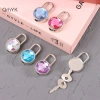 Bộ Khóa Màu Tròn Cứng 1 Set - Khóa Chìa An Toàn cho Hành Lý Cưới Du Lịch, Valy và Trang Sức - Giá chỉ 36.850 VND 7