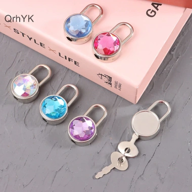 Bộ Khóa Màu Tròn Cứng 1 Set - Khóa Chìa An Toàn cho Hành Lý Cưới Du Lịch, Valy và Trang Sức - Giá chỉ 36.850 VND 7