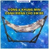 Bộ Khung Xếp Em Bé + Võng Lưới 2 Lớp Cán Thép, Khung Sắt Mạ Kẽm Sơn Tĩnh Điện Phi – Giá ưu đãi 265.080₫