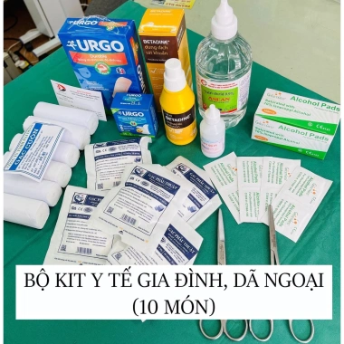 Bộ kit y tế sơ cứu khẩn cấp 10 món cho gia đình và dã ngoại, giảm 19%