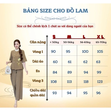 Bộ lam pháp phục đi chùa lụa vân mềm nhẹ, thiết kế trang nghiêm, size 40‑75kg, 219.000₫