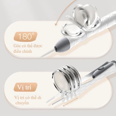 Bộ lấy ráy tai đèn LED thông minh cho bé - Vệ sinh tai an toàn, nhanh, giảm đau