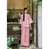 Bộ lễ chùa tơ hoa quỳnh nổi - Pháp phục tân sang trọng, giá ưu đãi 336.000đ 7