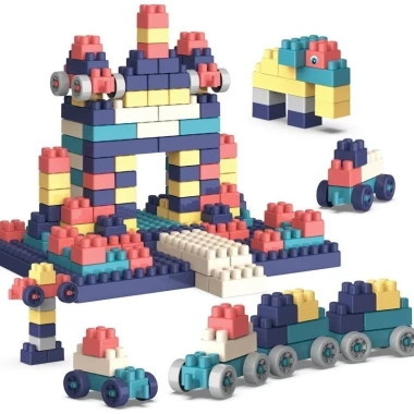 Bộ lego 520 chi tiết màu sắc đẹp, an toàn cho bé - Thỏa sức sáng tạo, giá 119.000₫ 4