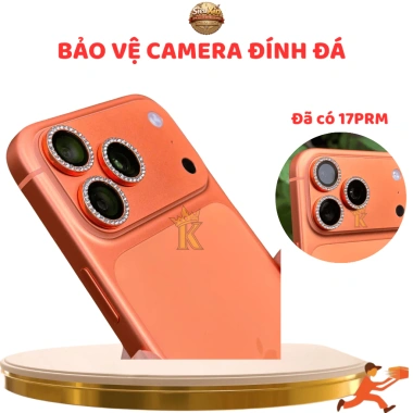 Bộ lens đính đá kim cương bảo vệ camera iPhone 11/12/13/14 Pro Max KTMStore - Giá ưu đãi 30.000đ