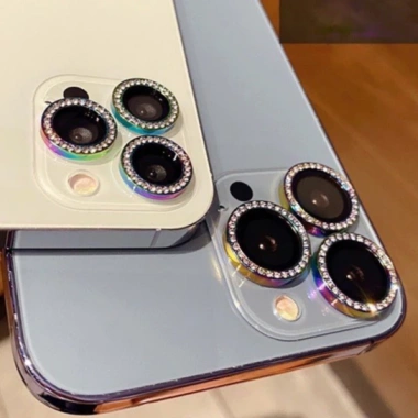 Bộ lens đính đá kim cương bảo vệ camera iPhone 11/12/13/14 Pro Max KTMStore - Giá ưu đãi 30.000đ