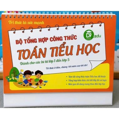 Bộ Lịch Tổng Hợp Công Thức Toán Tiểu Học Cấp 1 - Kiến Thức Đầy Đủ, Giá Ưu Đãi 129k 2
