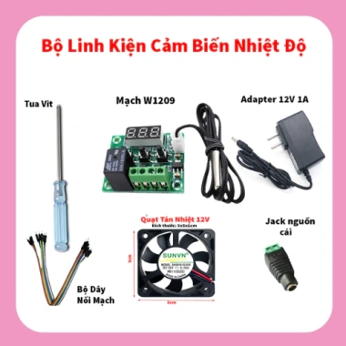 Bộ Linh Kiện Cảm Biến Nhiệt Độ, Độ Ẩm, Ánh Sáng Bài Tập Sách Lớp 8 - Giá 148,597₫