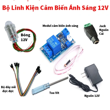 Bộ Linh Kiện Cảm Biến Nhiệt Độ, Độ Ẩm, Ánh Sáng cho Bài Tập Sách Công Nghệ Lớp 8 - Giá chỉ 148.597 VND 4