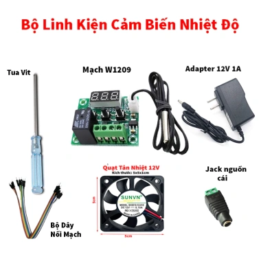 Bộ Linh Kiện Cảm Biến Nhiệt Độ, Độ Ẩm, Ánh Sáng cho Bài Tập Sách Công Nghệ Lớp 8 - Giá chỉ 148.597 VND 7