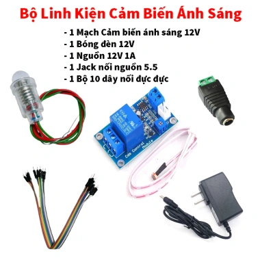 Bộ Linh Kiện Thực Hành Cảm Biến Ánh Sáng Lớp 8 – Giá 147.445 VND, giảm 21% để học công nghệ hiệu quả 2