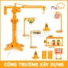 Bộ mô hình xe đồ chơi công trình MySun cho bé trai – Cần cẩu, Xe Ben, Xe Tải, Trộn bê tông, Giá ưu đãi 99.000đ 3