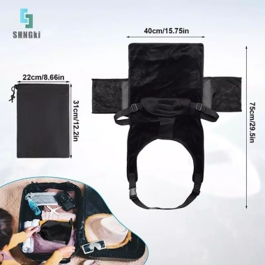 Bộ mở rộng ghế máy bay trẻ em gập lại - Giường bay di động, nôi cho bé mới biết đi - 256.905 VND