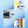 Bộ mở rộng ổ cắm tường 3 trong 1 EU US 180° chuyển đổi du lịch di động - Giá 15.000 VND 3