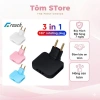 Bộ mở rộng ổ cắm tường 3 trong 1 EU US 180 - Chuyển đổi nguồn di động VN, 14.991₫