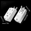 Bộ mở rộng ổ cắm tường 3 trong 1 Koqzm Adapter US Mexico Canada 125 độ du lịch 5