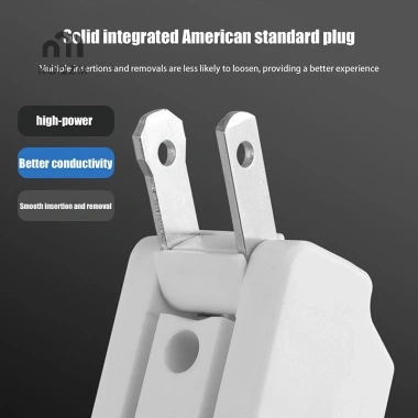 Bộ mở rộng ổ cắm tường 3 trong 1 Koqzm Adapter US Mexico Canada 125 độ du lịch 6