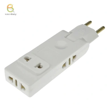 Bộ mở rộng ổ cắm tường 4 trong 1 điện EU 180 chuyển đổi nguồn du lịch kittenBaby-t