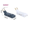 Bộ mở rộng ổ cắm tường 4 trong 1 EU 180 độ - Adapter du lịch, giá chỉ 36.000₫ 5