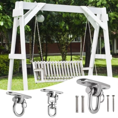 Bộ móc treo xích đu SDFG thép 304 xoay 360 - Giá treo tường nặng, chỉ 168.740₫ 8