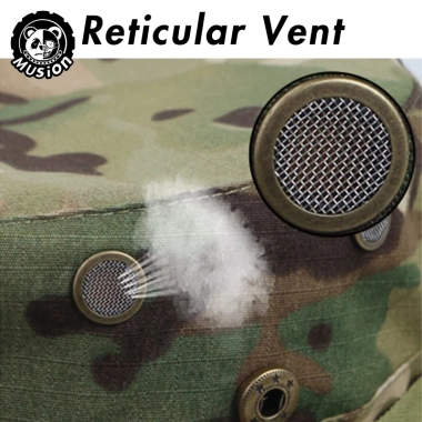 Bộ mũ Balaclava Boonie gập lại Musion - Mũ câu cá chống nắng mềm mại, thoáng khí, viền rộng cho săn bắn ngoài trời 4
