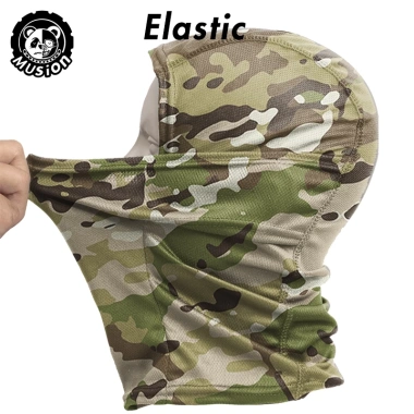 Bộ mũ Balaclava Boonie gập lại Musion - Mũ câu cá chống nắng mềm mại, thoáng khí, viền rộng cho săn bắn ngoài trời 8