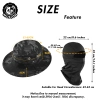 Bộ mũ Balaclava Boonie gập lại Musion - Mũ câu cá chống nắng mềm mại, thoáng khí, viền rộng cho săn bắn ngoài trời 9