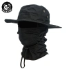 Bộ mũ Balaclava Boonie gập lại Musion - Mũ câu cá chống nắng mềm mại, thoáng khí, viền rộng cho săn bắn ngoài trời 10