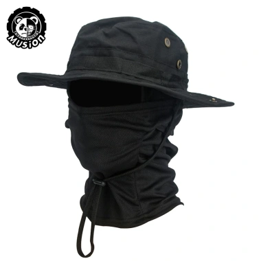 Bộ mũ Balaclava Boonie gập lại Musion - Mũ câu cá chống nắng mềm mại, thoáng khí, viền rộng cho săn bắn ngoài trời 10