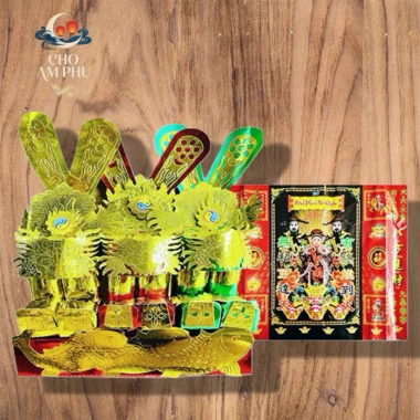 Bộ Mũ Giấy Cúng Đưa Rượu Ông Táo Bà Táo 23-30 Tết - Giá Ưu Đãi 185k, Chất Lượng Cao
