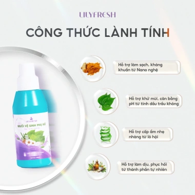 Bộ Muối Vệ Sinh Phụ Nữ LilyFresh - Dung Dịch Trầu Giảm Mùi, Ngứa, Cân Bằng pH, Giá 208.773₫