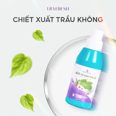 Bộ Muối Vệ Sinh Phụ Nữ LilyFresh - Dung Dịch Trầu Giảm Mùi, Ngứa, Cân Bằng pH, Giá 208.773₫