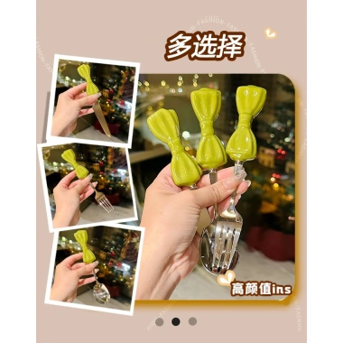 Bộ muỗng dao nĩa phong cách Ins Hàn Nhật - 3 món sang trọng, giá chỉ 45.000 VND