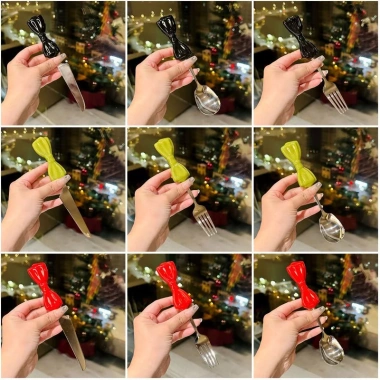 Bộ muỗng dao nĩa phong cách Ins Hàn Nhật - 3 món sang trọng, giá chỉ 45.000 VND