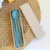 Bộ Muỗng Đũa Dao Nĩa Nhựa Sinh Học Dễ Thương 20cm - Tiện Lợi, Giá chỉ 22.000₫ 8