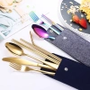 Bộ Muỗng Đũa Nĩa Thép Không Gỉ Tiện Dụng Cho Du Lịch Giá 105.105 VND Giảm Sốc 2